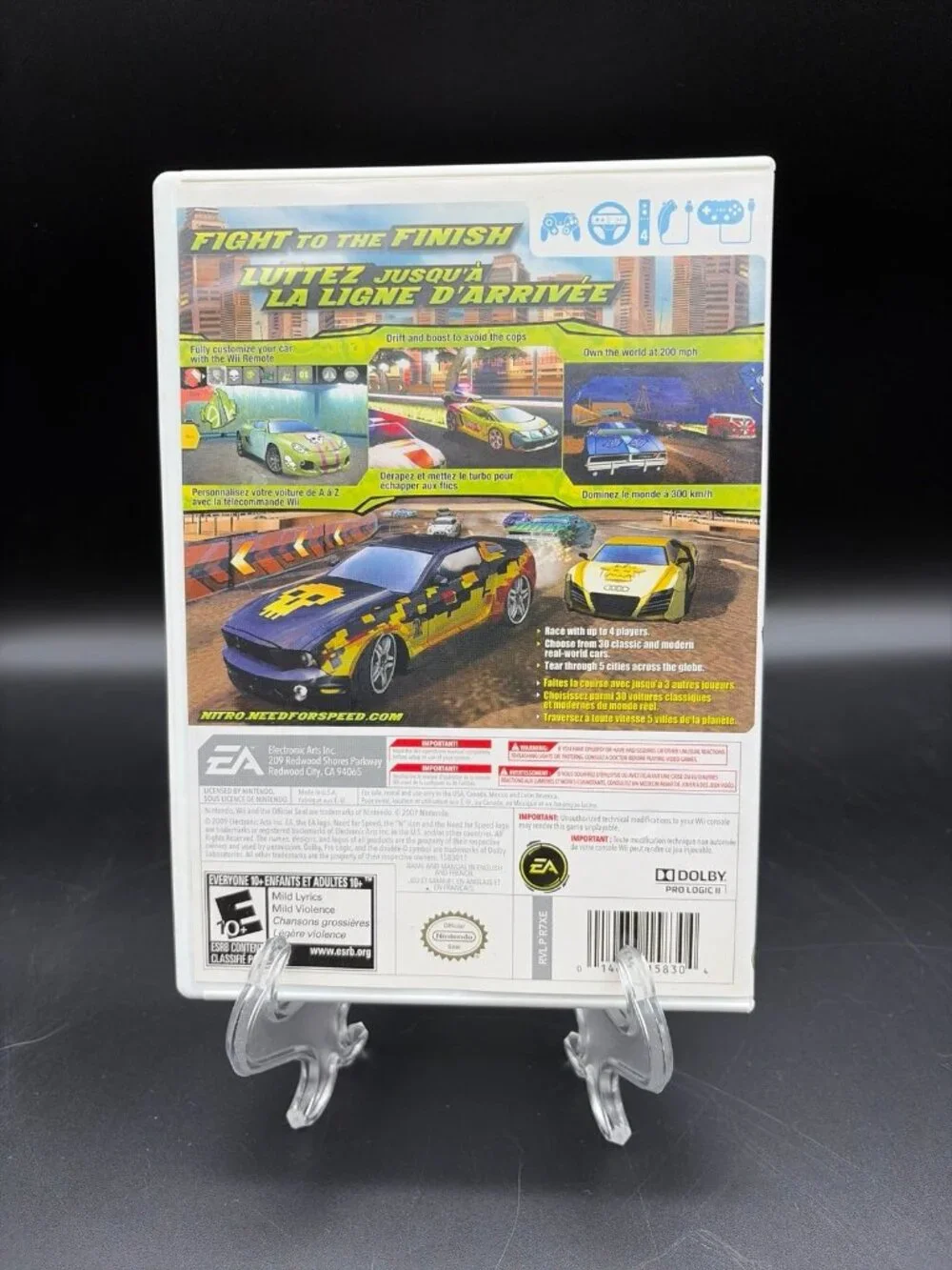 Need for Speed: Nitro (Nintendo Wii, 2009) Complete CIB Tested Working
